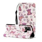 For Samsung Galaxy M31 Oil Embossed Coloured Drawing Pattern Horizontal Flip PU Leather Case with Holder & Card Slots & Wallet(Little Bear) - 1