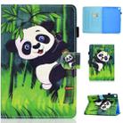 For iPad 10.2 2021 / 2020 / 2019 Colored Drawing Horizontal Flip Leather Case with Holder & Card Slots & Sleep / Wake-up Function(Hug Bear) - 1