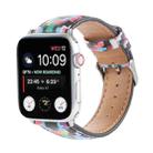 Marble Ethnic Style Printed Leather Watch Band For Apple Watch Series 8&7 41mm / SE 2&6&SE&5&4 40mm / 3&2&1 38mm(Print Digital) - 1