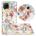 For Samsung Galaxy A42 5G Flat Plating Splicing Gilding Protective Case(Tropical Rainforest Color Matching) - 1