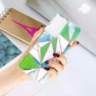 For Samsung Galaxy S21 Ultra 5G Flat Plating Splicing Gilding Protective Case(Green Triangle Body Color Matching) - 4