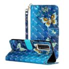 For Huawei P smart 2021 3D Painting Pattern Horizontal Flip Leather Case With Holder & Card Slots & Wallet(Butterfly) - 1
