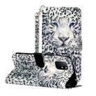 For OnePlus 8T 3D Painting Pattern Horizontal Flip Leather Case With Holder & Card Slots & Wallet(Leopard) - 1