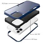For iPhone 11 Pro Max TPU + PC Shockproof Protective Case (Royal Blue + Black) - 7