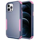 For iPhone 11 Pro Max TPU + PC Shockproof Protective Case (Royal Blue + Pink) - 2