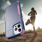 For iPhone 11 Pro Max TPU + PC Shockproof Protective Case (Royal Blue + Pink) - 4