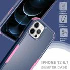 For iPhone 11 Pro Max TPU + PC Shockproof Protective Case (Royal Blue + Pink) - 8