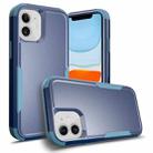 For iPhone 11 TPU + PC Shockproof Protective Case (Royal Blue + Grey Green) - 1