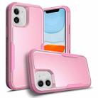 For iPhone 11 TPU + PC Shockproof Protective Case (Pink) - 1