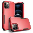 For iPhone 12 / 12 Pro TPU + PC Shockproof Protective Case(Red + Black) - 1