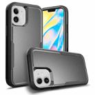 For iPhone 12 mini TPU + PC Shockproof Protective Case (Black) - 1