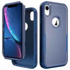 For iPhone XR TPU + PC Shockproof Protective Case(Royal Blue) - 1