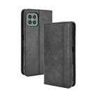 For Cubot C30 Magnetic Buckle Retro Texture Horizontal Flip Leather Case with Holder & Card Slots & Photo Frame(Black) - 1