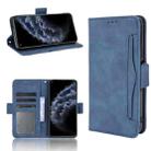 For Cubot C30 Skin Feel Calf Texture Horizontal Flip Leather Case with Holder & Card Slots & Photo Frame(Blue) - 1