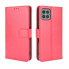 For Cubot C30 Retro Crazy Horse Texture Horizontal Flip Leather Case with Holder & Card Slots & Lanyard(Red) - 1