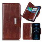 For iPhone 12 Pro Max Crazy Horse Texture Horizontal Flip Leather Case with Holder & 6-Card Slots & Wallet(Brown) - 1