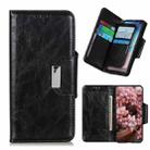 For LG K42 Crazy Horse Texture Horizontal Flip Leather Case with Holder & 6-Card Slots & Wallet(Black) - 1
