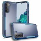 For Samsung Galaxy S21+ 5G TPU + PC Shockproof Protective Case(Royal Blue + Grey Green) - 1