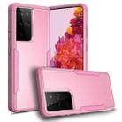 For Samsung Galaxy S21 Ultra 5G TPU + PC Shockproof Protective Case(Pink) - 1