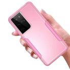 For Samsung Galaxy S21 Ultra 5G TPU + PC Shockproof Protective Case(Pink) - 3