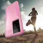 For Samsung Galaxy S21 Ultra 5G TPU + PC Shockproof Protective Case(Pink) - 4