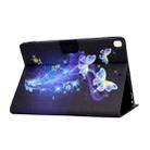Electric Pressed TPU Colored Drawing Horizontal Flip Leather Case with Holder & Pen Slot For iPad 10.2 (2019) / (2020) & iPad Air (2019) (Butterflies Flower) - 4