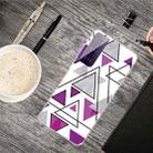 For Samsung Galaxy S21+ 5G Triangular Marble Pattern TPU Protective Case(SJ-4) - 1