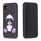 For iPhone 11 Embossed Painted Pattern TPU Case(Panda) - 1