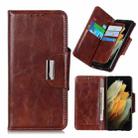 For Samsung Galaxy S21 Ultra 5G Crazy Horse Texture Horizontal Flip Leather Case with Holder & 6-Card Slots & Wallet(Brown) - 1