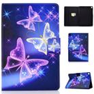 For iPad 10.2 2021 / 2020 / 2019 Colored Drawing Horizontal Flip Leather Case with Holder & Card Slots & Sleep / Wake-up Function(Starry Butterfly) - 1