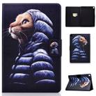 For iPad 10.2 2021 / 2020 / 2019 Colored Drawing Horizontal Flip Leather Case with Holder & Card Slots & Sleep / Wake-up Function(Little Yellow Cat) - 1