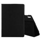 For Lenovo Tab 4 10 Plus (TB-X704) / Tab 4 10 (TB-X304) Litchi Texture Solid Color Horizontal Flip Leather Case with Holder & Pen Slot(Black) - 1