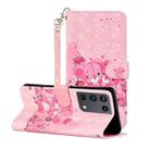 For Samsung Galaxy S21 Ultra 5G 3D Pattern Horizontal Flip Leather Case with Holder & Card Slots & Wallet & Lanyard(Little Bear) - 1