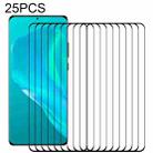 For Huawei P50 Pro 25 PCS 3D Curved Edge Full Screen Tempered Glass Film(Black) - 1