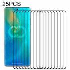 For Huawei P50 Pro+ 25 PCS 3D Curved Edge Full Screen Tempered Glass Film(Black) - 1