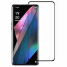 For OPPO Find X3 Pro 3D Curved Edge Full Screen Tempered Glass Film(Black) - 1