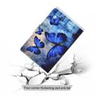 For iPad 10.2 2021 / 2020 / 2019 Colored Drawing Horizontal Flip Leather Case with Holder & Card Slots & Sleep / Wake-up Function(Vintage Butterfly) - 5