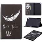 For Galaxy Tab A 8.0 (2019) T290 Colored Drawing Pattern Horizontal Flip Leather Case with Holder & Card Slots & Wallet(Smirk) - 1