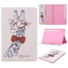 For Galaxy Tab S6 T860 / T865 Colored Drawing Pattern Horizontal Flip Leather Case with Holder & Card Slots & Wallet(Deer) - 1