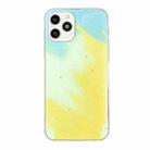 Watercolor Glitter Pattern Shockproof TPU Protective Case For iPhone 12 / 12 Pro(Autumn Leaves) - 1