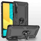 For LG Stylo 7 4G Shockproof TPU + PC Protective Case with 360 Degree Rotating Holder(Black) - 1