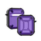 Wireless Earphones Shockproof King Kong Armor Silicone Protective Case For AirPods 1/2(Purple) - 1