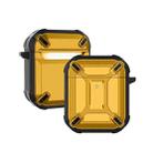 Wireless Earphones Shockproof King Kong Armor Silicone Protective Case For AirPods 1/2(Yellow) - 1