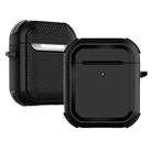 Wireless Earphones Shockproof Thunder Mecha TPU Protective Case For AirPods 1/2(Black) - 1