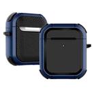 Wireless Earphones Shockproof Thunder Mecha TPU Protective Case For AirPods 1/2(Blue) - 1