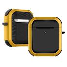 Wireless Earphones Shockproof Thunder Mecha TPU Protective Case For AirPods 1/2(Yellow) - 1