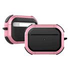 Wireless Earphones Shockproof Thunder Mecha TPU Protective Case For AirPods Pro(Pink) - 1