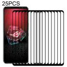 For Asus ROG Phone 5 / 5 Pro / 5 Ultimate 25 PCS Full Glue Full Screen Tempered Glass Film - 1