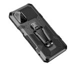 For Xiaomi Redmi K40 / K40 Pro Armor Warrior Shockproof PC + TPU Protective Case(Black) - 1