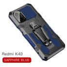 For Xiaomi Redmi K40 Pro+ Armor Warrior Shockproof PC + TPU Protective Case(Blue) - 2